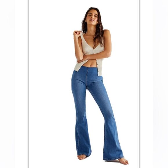 Free People Penny pull on jeans size 26 - Picture 1 of 5